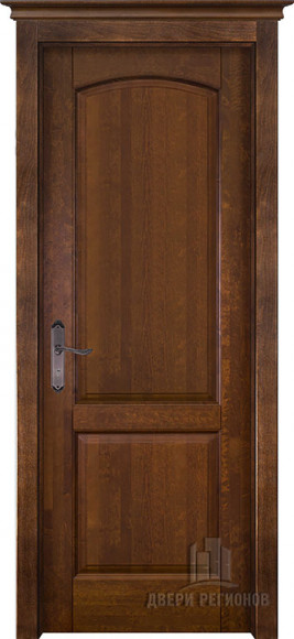 Межкомнатная дверь массив ольхи Античный орех Фоборг