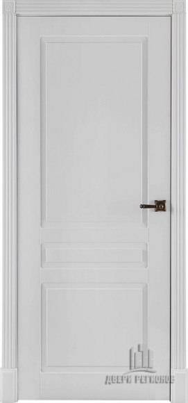 Межкомнатная дверь Эмаль белая (RAL 9003) Прага
