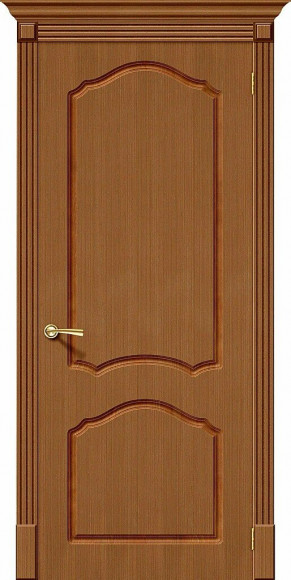 Межкомнатная дверь шпон Ф-11 (Орех) Каролина