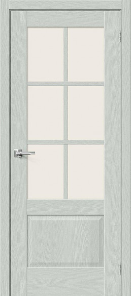 Межкомнатная дверь экошпон Grey Wood Прима-13.0.1 Magic Fog
