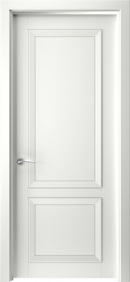 Межкомнатная дверь Эмаль белая (RAL 9003) Авангард 2