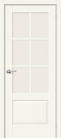 Межкомнатная дверь экошпон White Wood Прима-13.0.1 Magic Fog