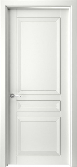 Межкомнатная дверь Эмаль белая (RAL 9003) Авангард 3