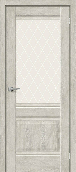 Межкомнатная дверь экошпон Chalet Provence Прима-3 White Сrystal