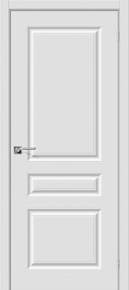 Межкомнатная дверь винил П-23 (Белый) Скинни-14