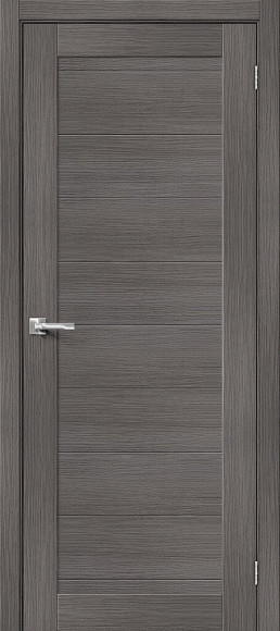 Межкомнатная дверь экошпон Grey Melinga Браво-21