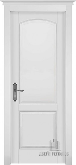 Межкомнатная дверь массив ольхи Эмаль белая Фоборг