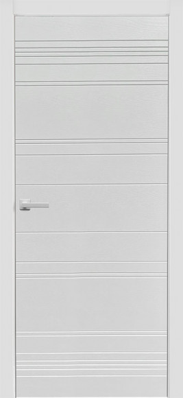 Межкомнатная дверь эмаль эко-декор Эмаль белая (RAL 9003) S11h