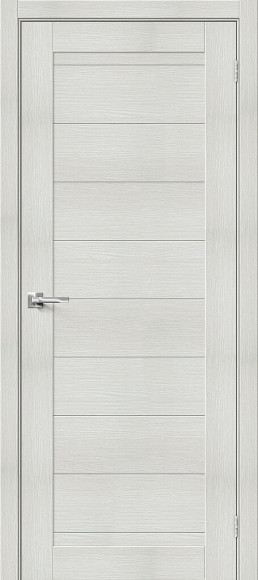 Межкомнатная дверь экошпон Bianco Veralinga Браво-21