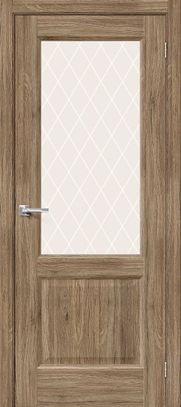 Межкомнатная дверь экошпон Original Oak Неоклассик-33 White Сrystal