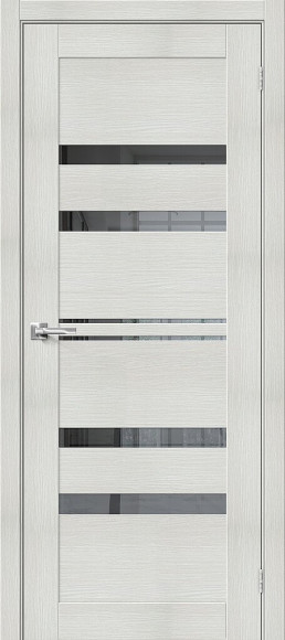 Межкомнатная дверь экошпон Bianco Veralinga Браво-30 Mirox Grey