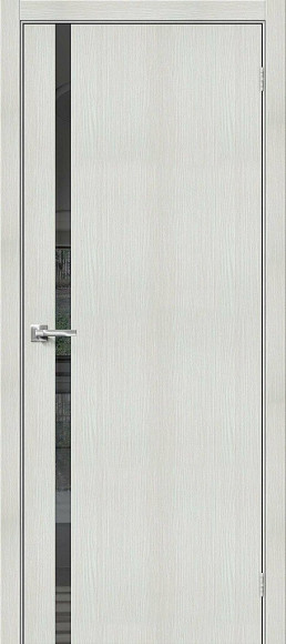 Межкомнатная дверь экошпон Bianco Veralinga Браво-1.55 Mirox Grey