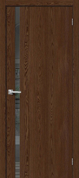 Межкомнатная дверь экошпон Brown Dreamline Браво-1.55 Mirox Grey