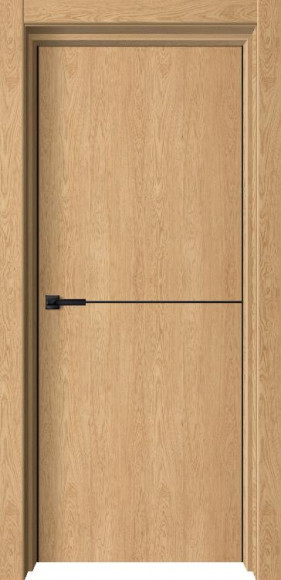 Межкомнатная дверь экошпон Ольха арт Лофт-1 с AL кромкой с 2-х сторон