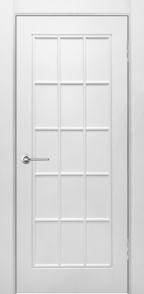 Межкомнатная дверь эмаль Белый Британия-1