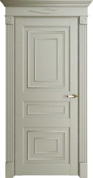 Межкомнатная дверь экошпон Светло-серый Серена 62001