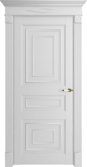 Межкомнатная дверь экошпон Белый Серена 62001