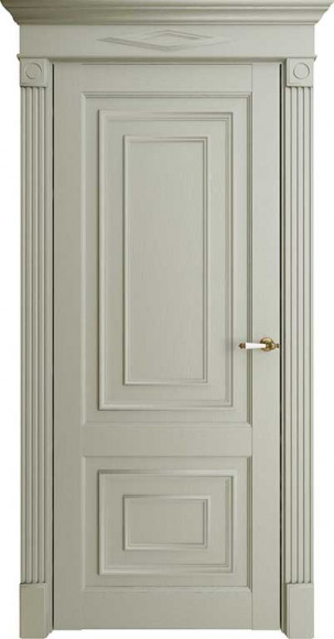 Межкомнатная дверь экошпон Светло-серый Серена 62002