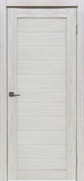 Межкомнатная дверь экошпон Белая лиственница Лайт-1