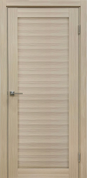 Межкомнатная дверь экошпон Кремовая лиственница Лайт-1